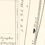 Vintage Map of Rea, Missouri 1909