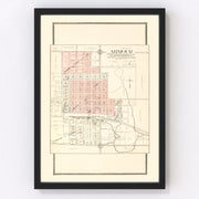 Armour Vintage Map 1909
