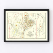 Holyoke Vintage Map 1911