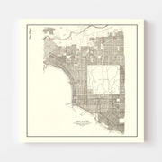 map of San Diego