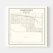 map of Bairdstown