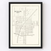Rudolph Township Vintage Map 1912