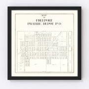 Freeport Vintage Map 1912