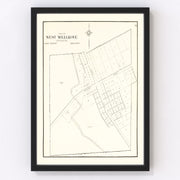 West Millgrove Vintage Map 1912