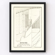 Rossford Vintage Map 1912