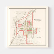 map of New Paris