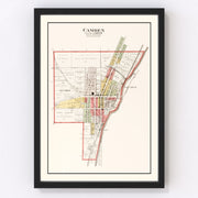 Camden Vintage Map 1912