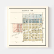 map of Mountain View