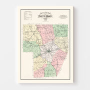 map of Fayette Count