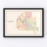 Jeffersonville Vintage Map 1913
