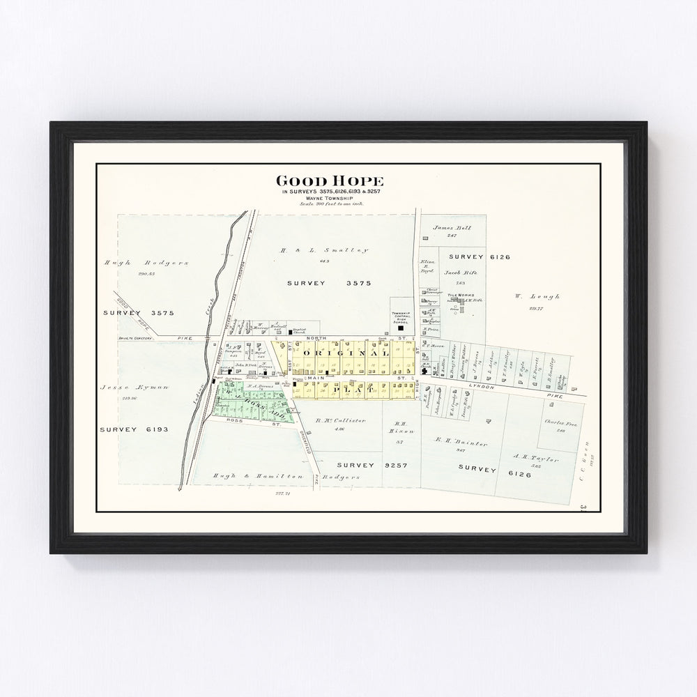 Good Hope Vintage Map 1913