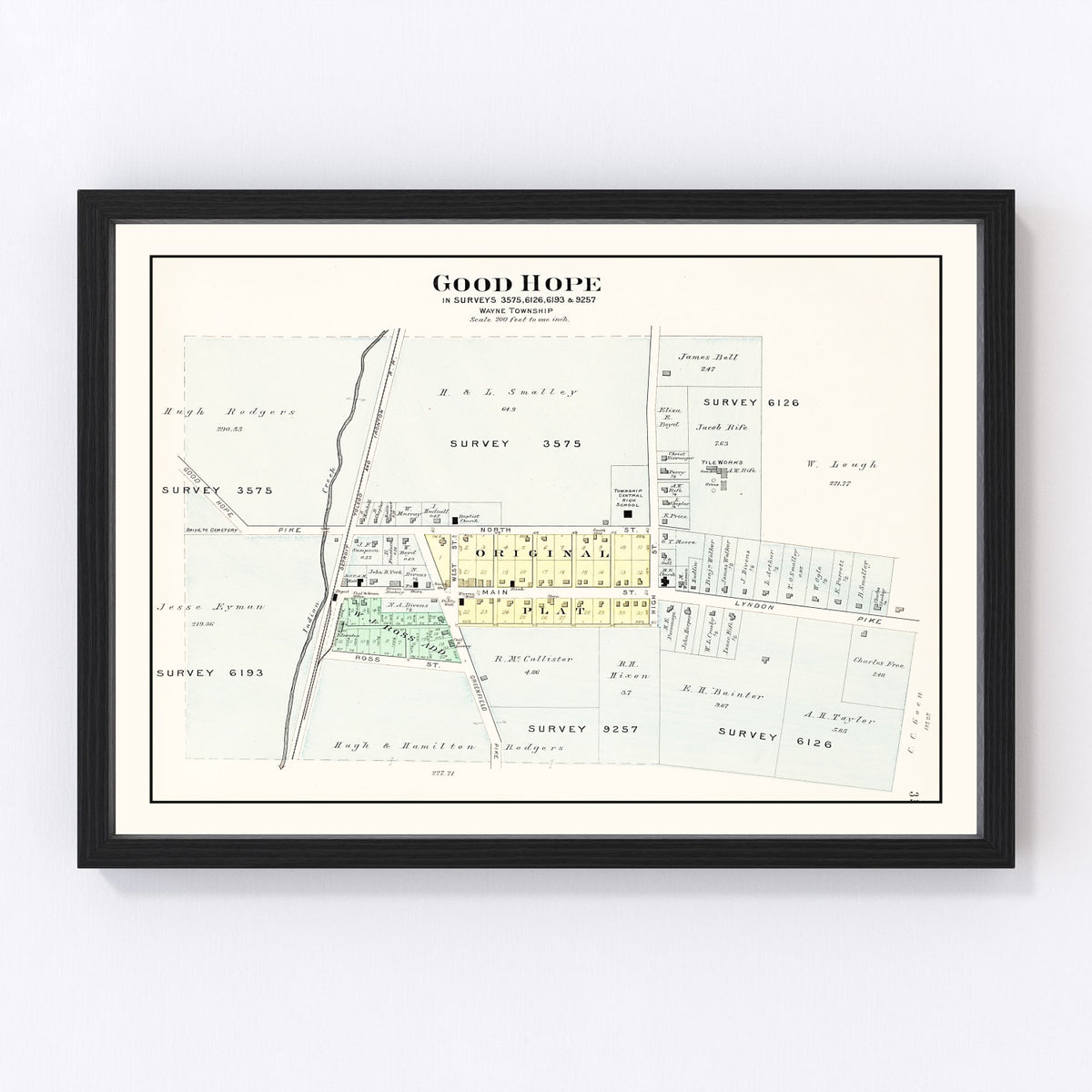 Good Hope Vintage Map 1913