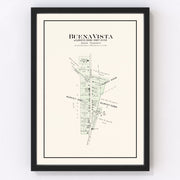 Buena Vista Vintage Map 1913