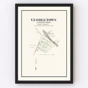 Georgetown Vintage Map 1913