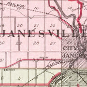 old Rock County map