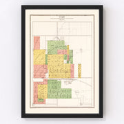 Stuart Vintage Map 1917
