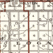 old Ida County map