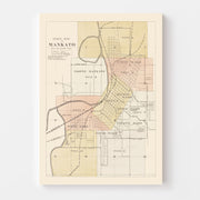 map of Mankato