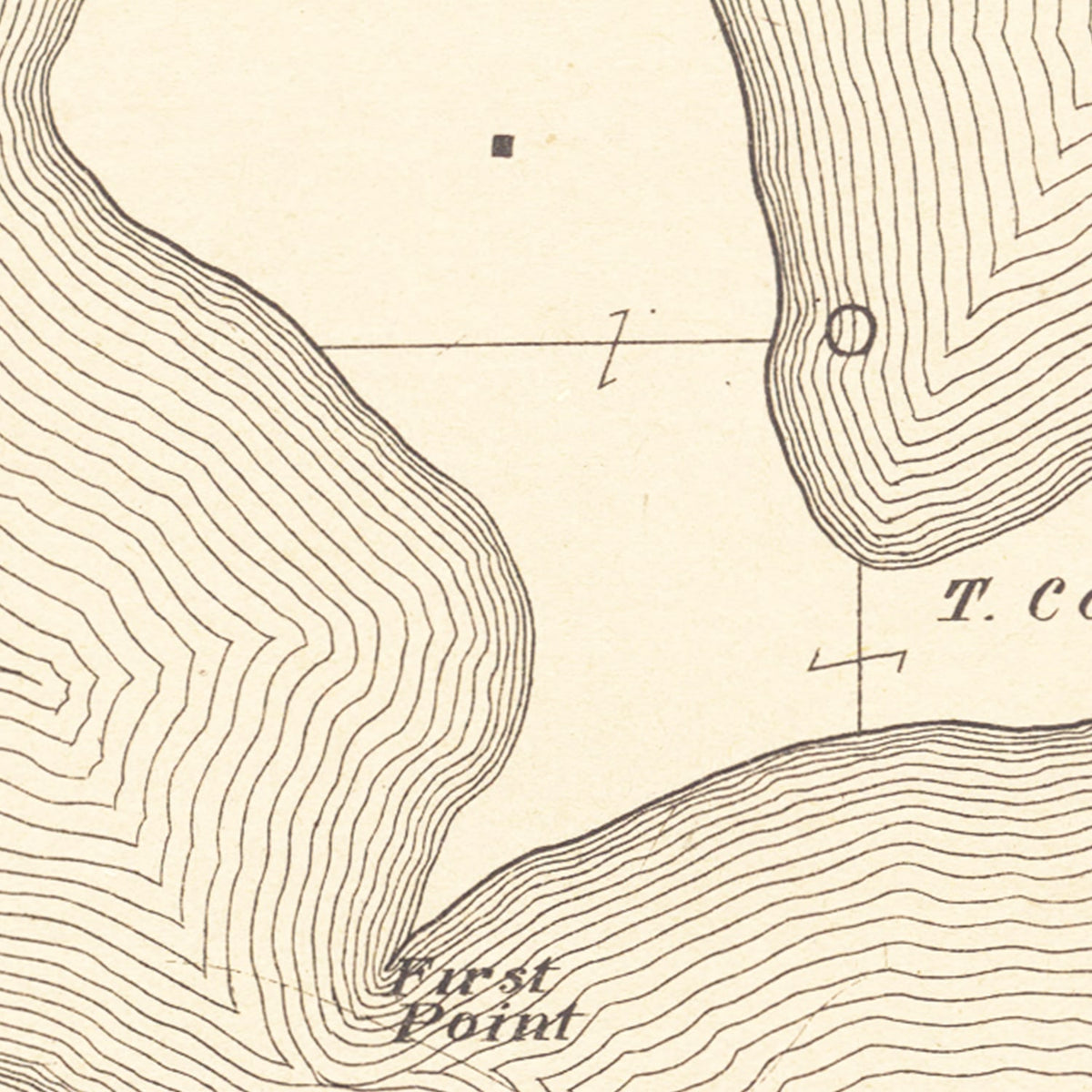 Restored historic details from the 1921 body of water map of County, Minnesota