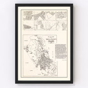 Saugus Vintage Map 1924