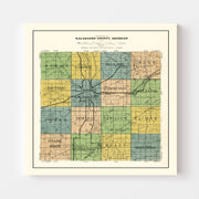 map of Kalamazoo Cou