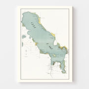 map of Gull Lake