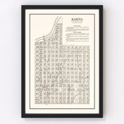 Kasota Vintage Map 1928