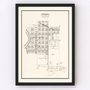 Ottawa Vintage Map 1928