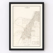 Le Sueur Vintage Map 1928