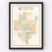 Sandwich Vintage Map 1929