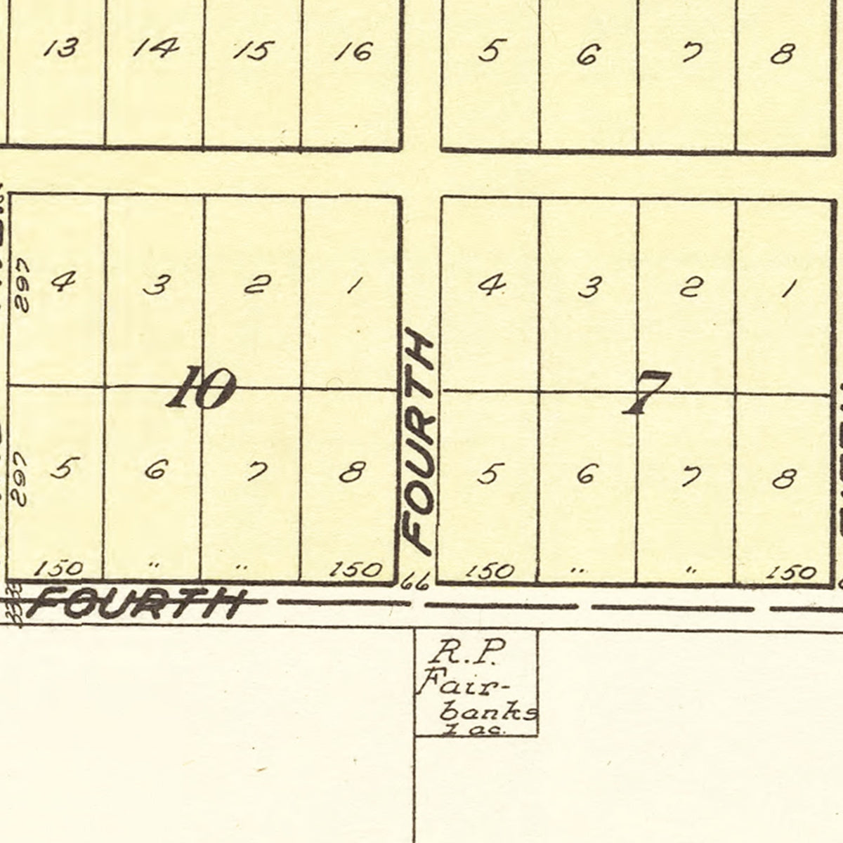 Restored historic details from the 1929 city map of White Earth, Minnesota