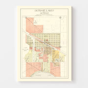 map of Detroit Lakes