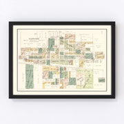 Nappanee Vintage Map 1929