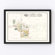 Wakarusa Vintage Map 1929