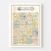 map of Green County