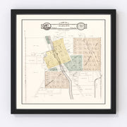 Albany Vintage Map 1931
