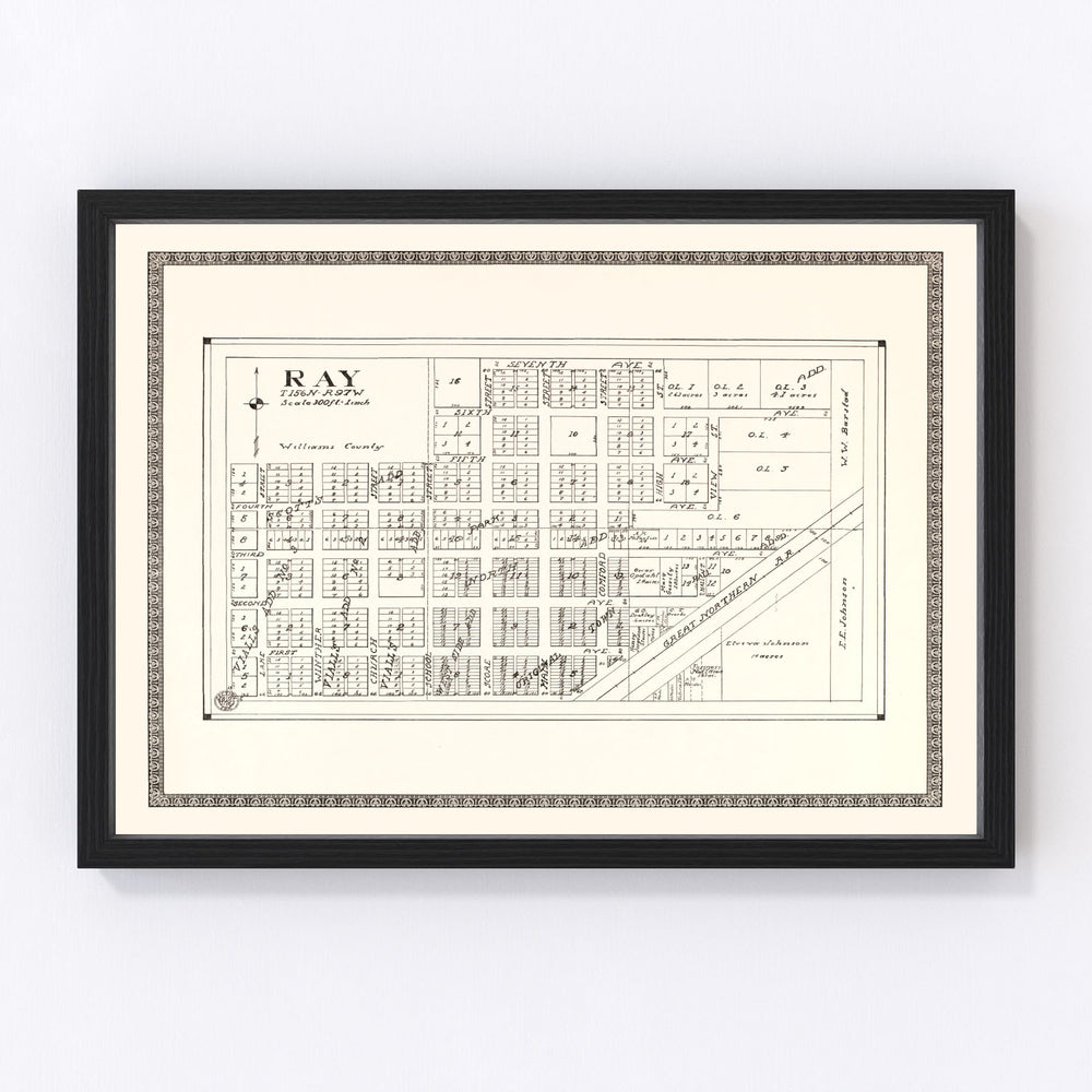 Ray Vintage Map 1937