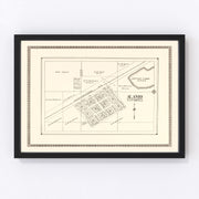 Alamo Vintage Map 1937