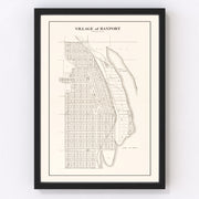 Bayport Vintage Map 1938