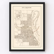 Stillwater Vintage Map 1938