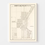 map of Forest Lake