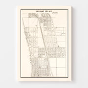 map of Newport