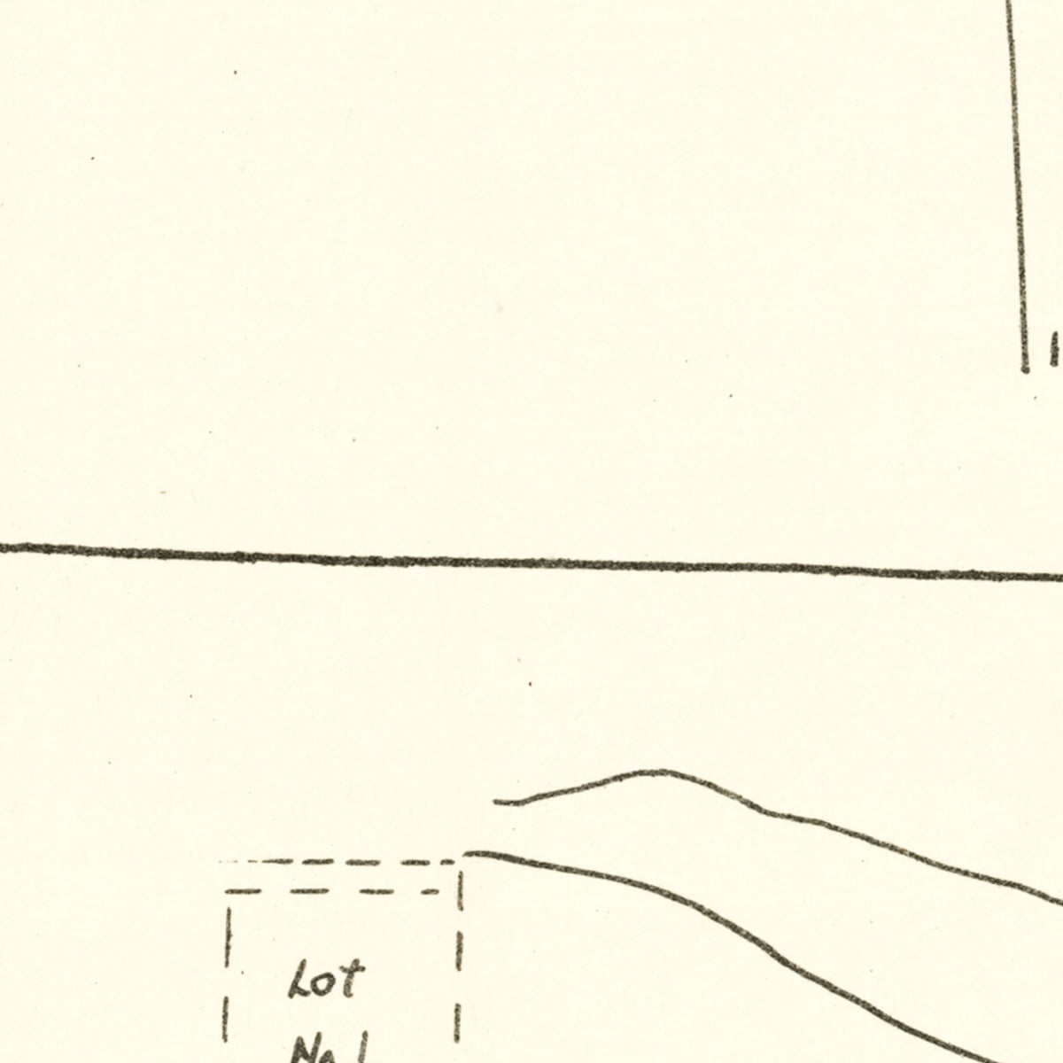 Restored historic details from the 1939 city map of Loon Lake, Indiana