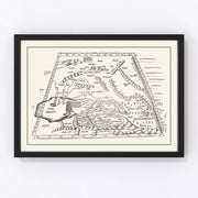 The Silk Road Vintage Map 1522