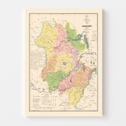 map of Anhui Provinc