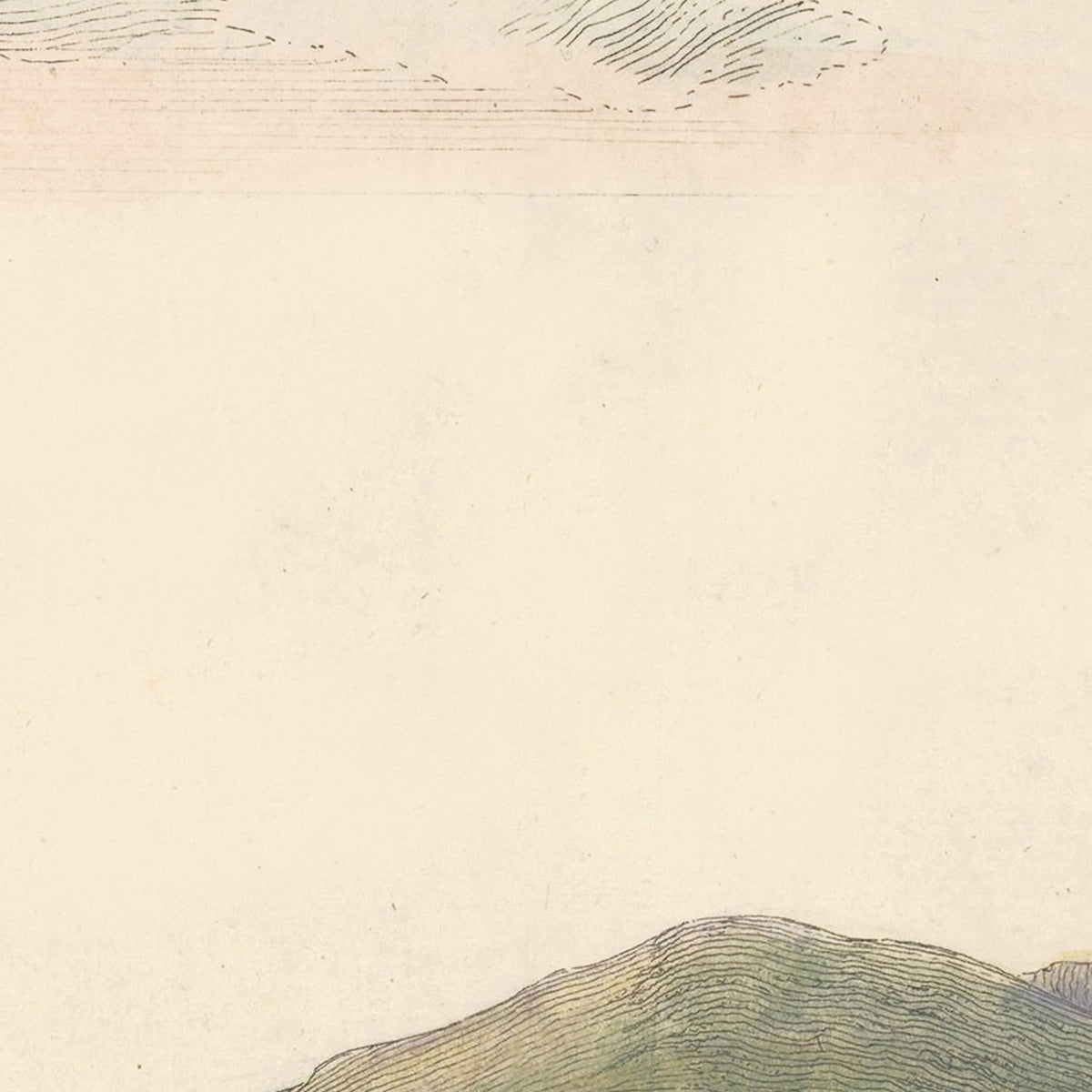 Restored historic details from the 1704 city map of Gaeta
