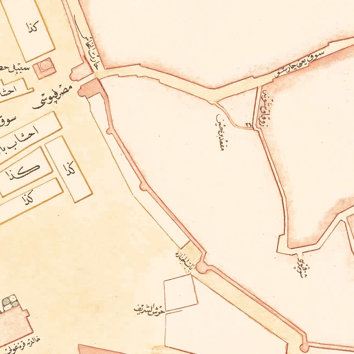 Restored historic details from the 1880 city map of Medina