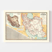 map of Iran
