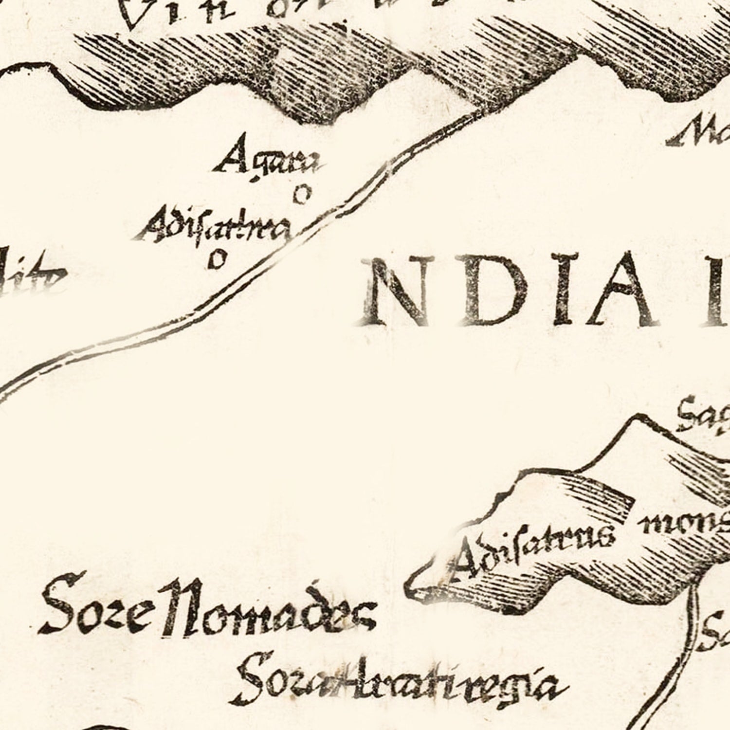 Restored historic details from the 1522 country map of County