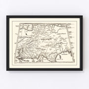 India Vintage Map 1522